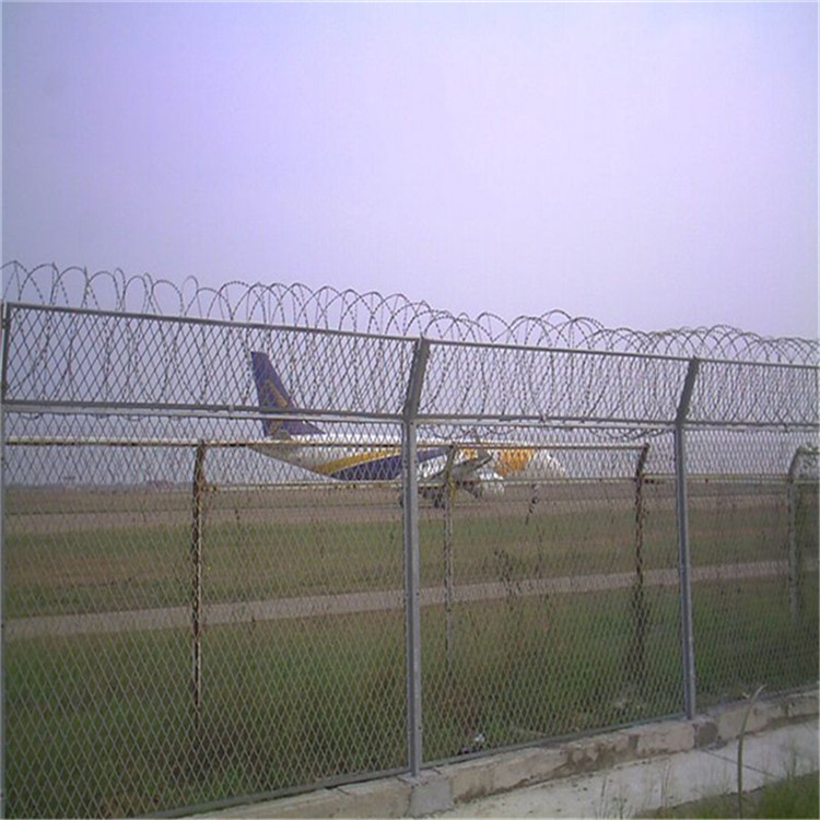 2.5米高飛機場圍網安裝圖片3
